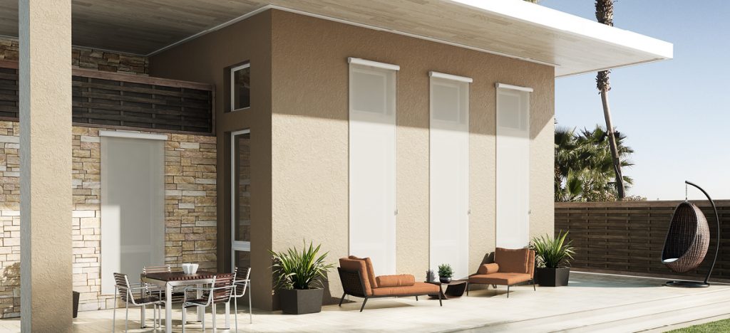 exterior roller shades from alta window fashions