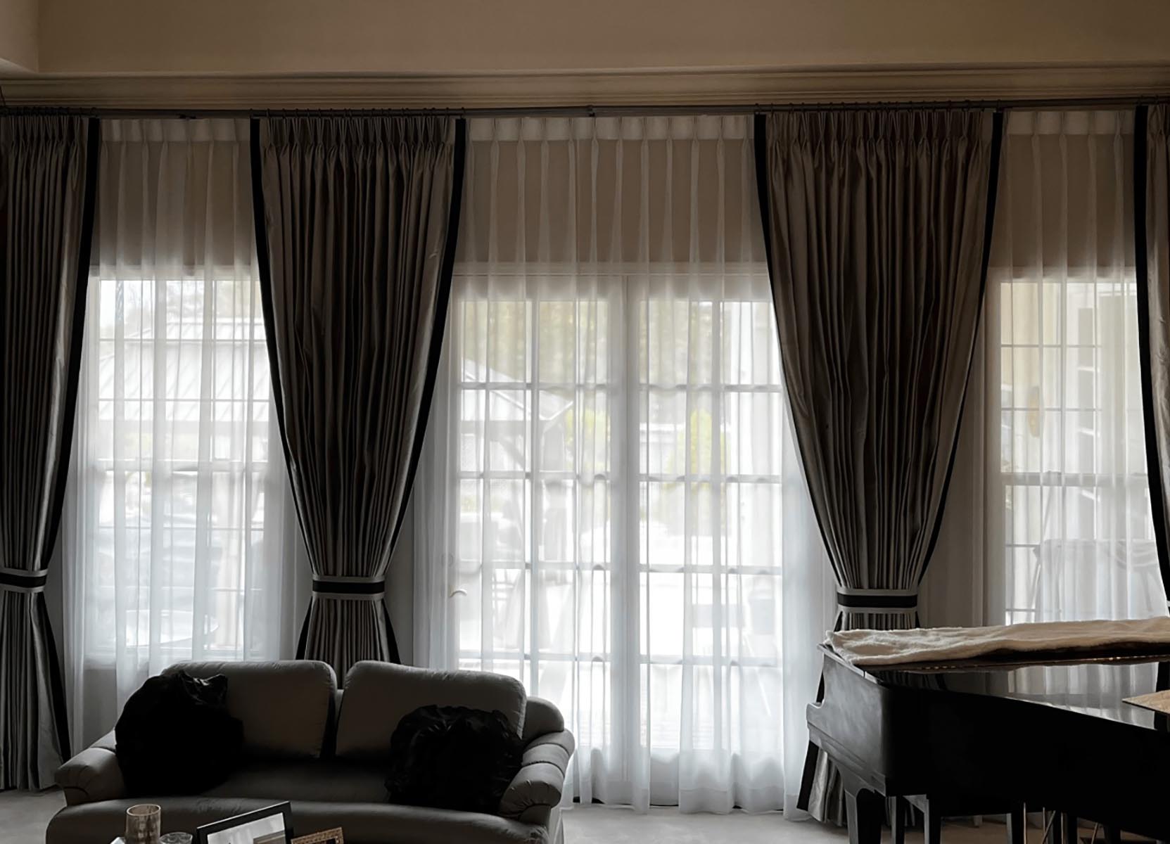 ripplefold drapes sheer northern california home decor