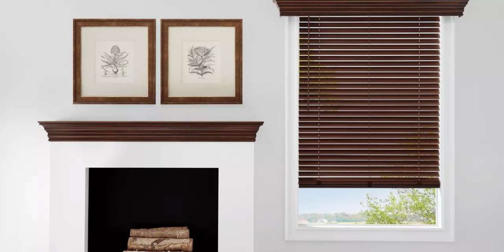 Wood Blinds parkland basswood mission oak